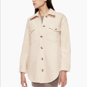 COPY - Aritzia- Wilfred Free - Marino Wool Shirt Jacket
